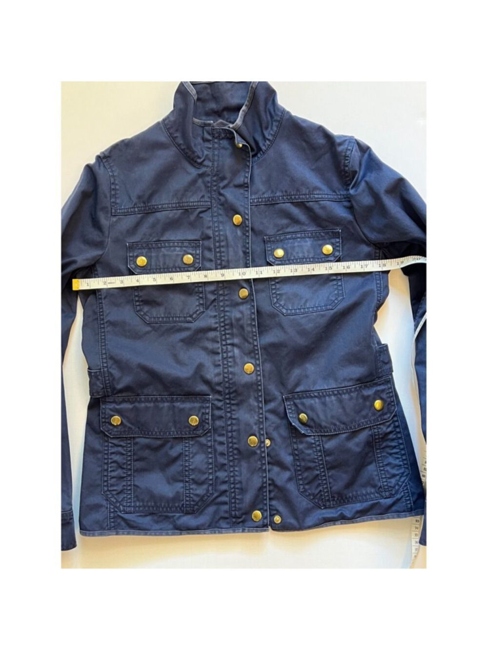 J.Crew Downtown Field Jacket Navy Small - Picture 9 of 11